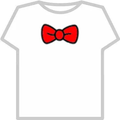 Red Bow Tie Transparent Roblox Roblox Oof T Shirts Png Red Bow Tie Png