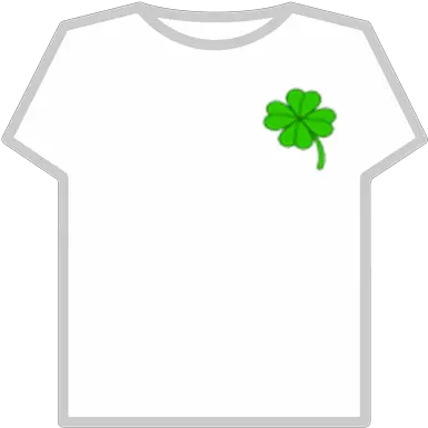 4 Leaf Clover Transparent Roblox T Shirt Roblox Logo Png Shamrock Transparent