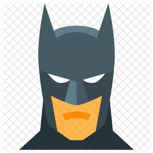Batman Icon Of Flat Style Superman Face Png Batman Face Png