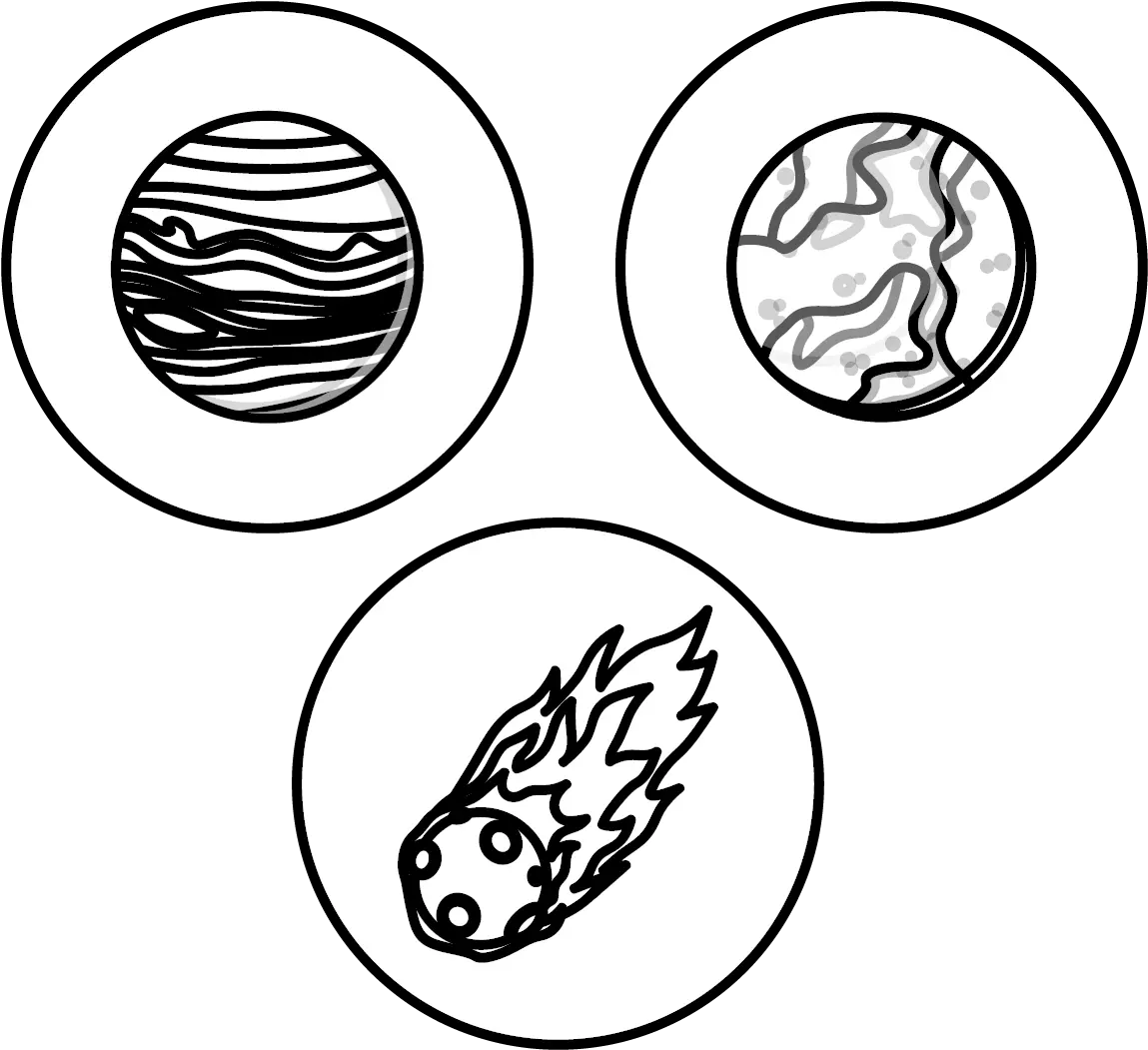 Sky Object Bundle Outline Icons 03 Graphic By Dot Png Sky Icon