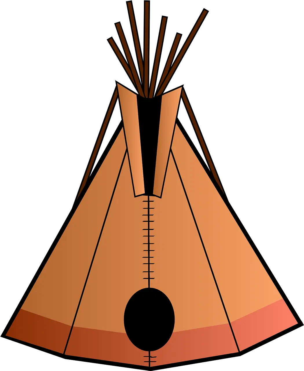 Indian Tee Pee Teepee Free Vector Graphic On Pixabay Teepee Clip Art Png Tent Png