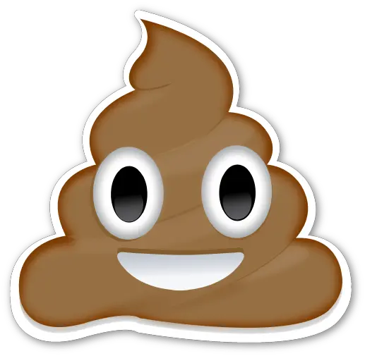 Poo Emoji Sticker Transparent Png Emoji Poop To Print No Emoji Png