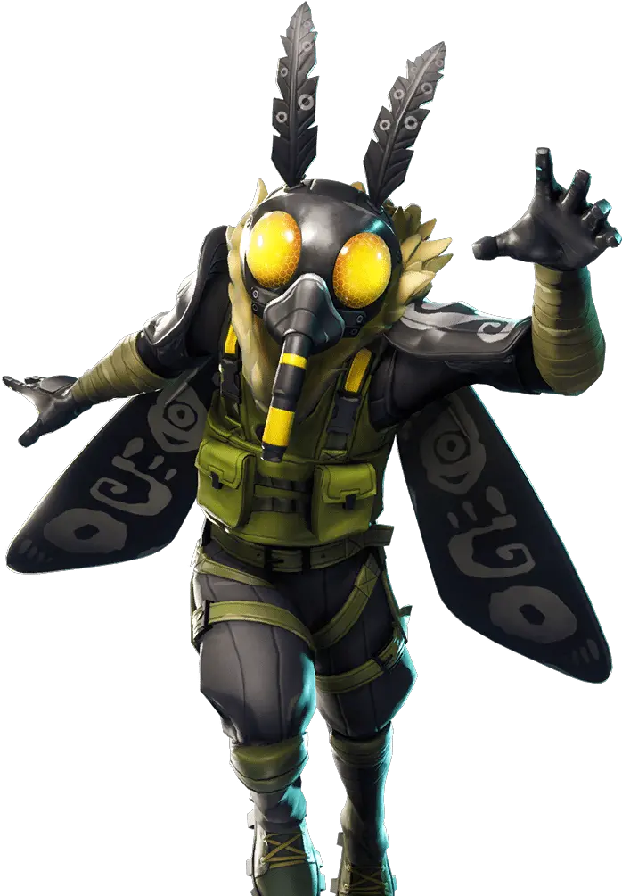 Fortnite Mothmando Skin Epic Outfit Fortnite Skins Fortnite Mothmando Png Mothman Png