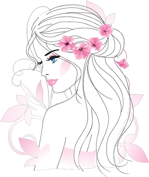 Clipart Royalty Free Stock Beauty Beauty Cartoon Png Hair Strand Png