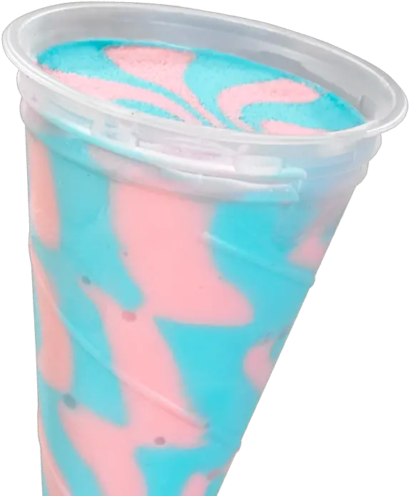 Dessert Cups No Fat Cotton Candy Yogurt Twister Cup Cotton Candy Twister Cup Png Cotton Candy Transparent