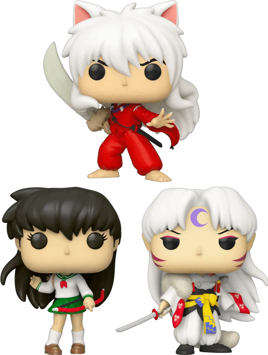 Inuyasha Inuyasha Pop Vinyl Bundle Inuyasha Kagome Funko Pop Png Inuyasha Transparent