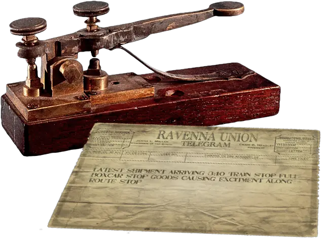 Png Free Old Telegram Samuel Morse Telegraph Telegram Png