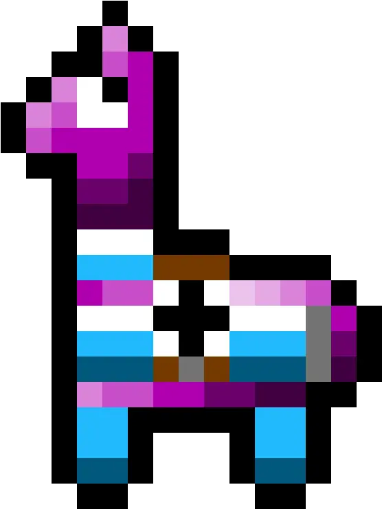 Llama Fornite Transparent U0026 Png Clipart Free Download Ywd Pixel Art Fortnite Minecraft Fornite Logo