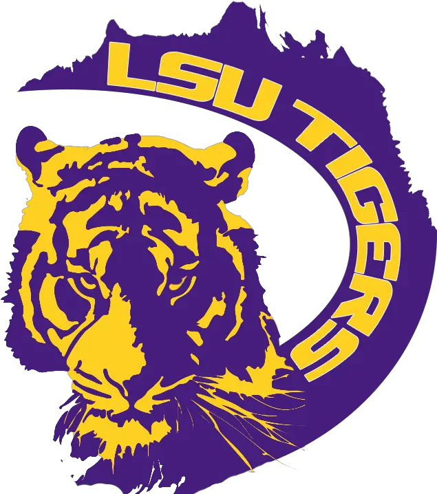 Lsu Tigers Football Team Transparent Lsu Png Lsu Logo Png