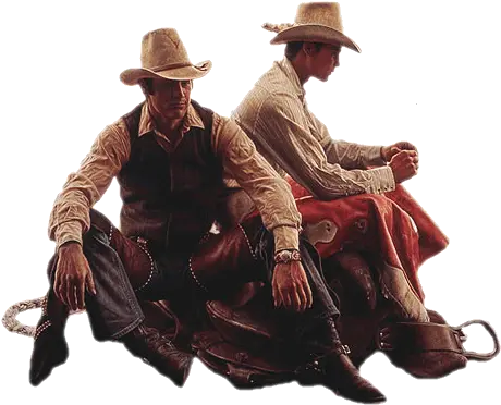 Two Cowboys Sitting James Bama Png Cowboys Png