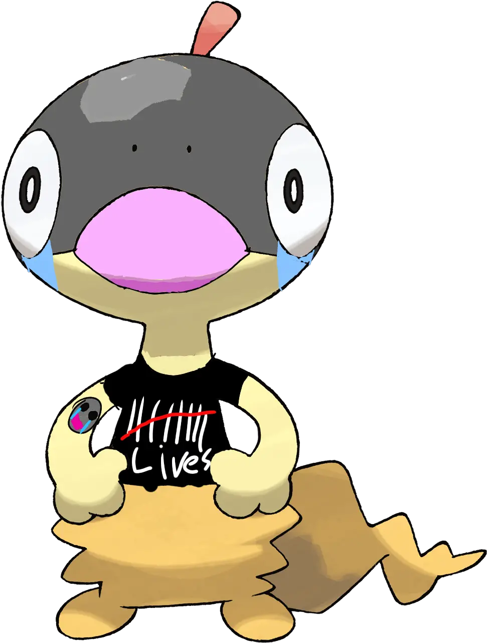 Pokemon Art Pokemon Scraggy Png Hollywood Undead Logo