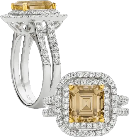 Stunning Yellow Diamond Rings Midas Jewellery Engagement Ring Png Yellow Diamond Png