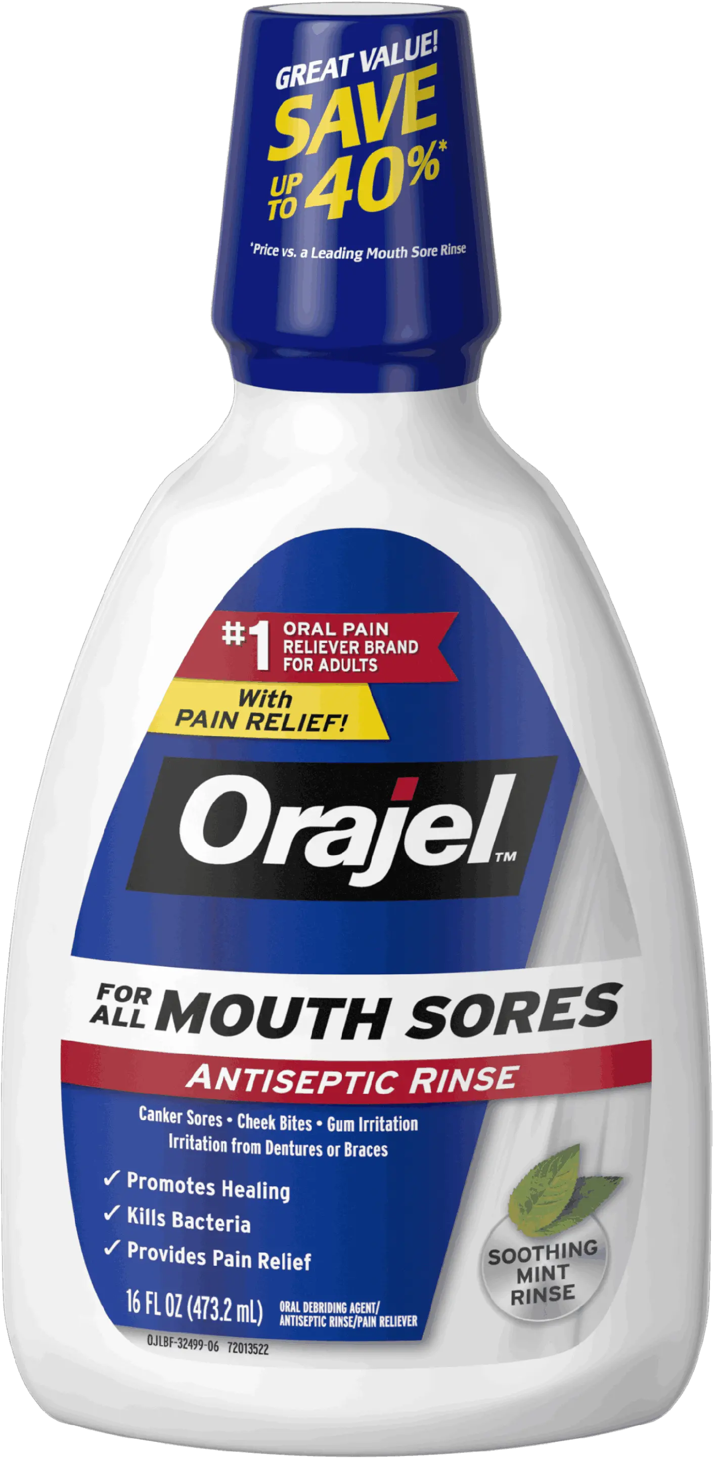 Antiseptic Mouth Sore Rinse Orajel Orajel Toothache Rinse Png Mouth Transparent