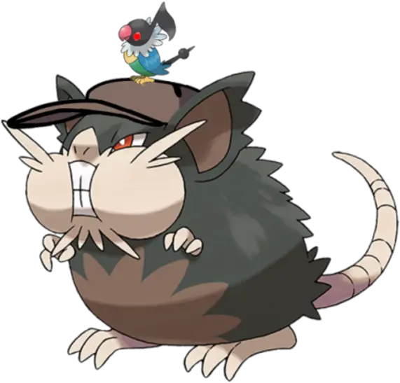 Alolan Jontron Aka Ratechate Alolan Raticate Png Jontron Png