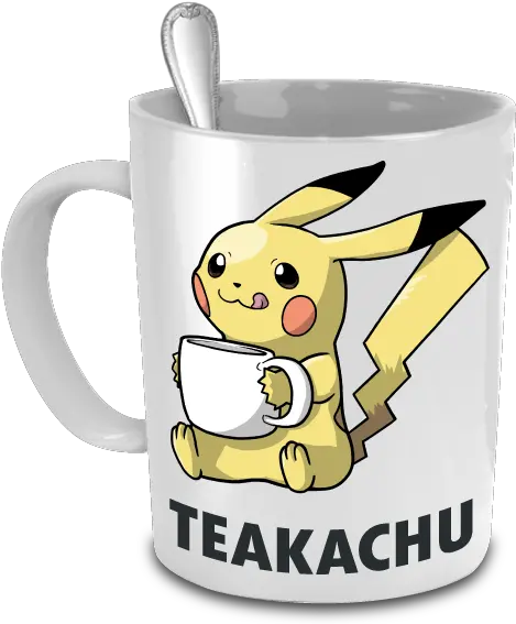 Teakachu The Pikachu Pokemon Pun Mug Threadfox Coffee Mugs For Engineers Png Mug Transparent