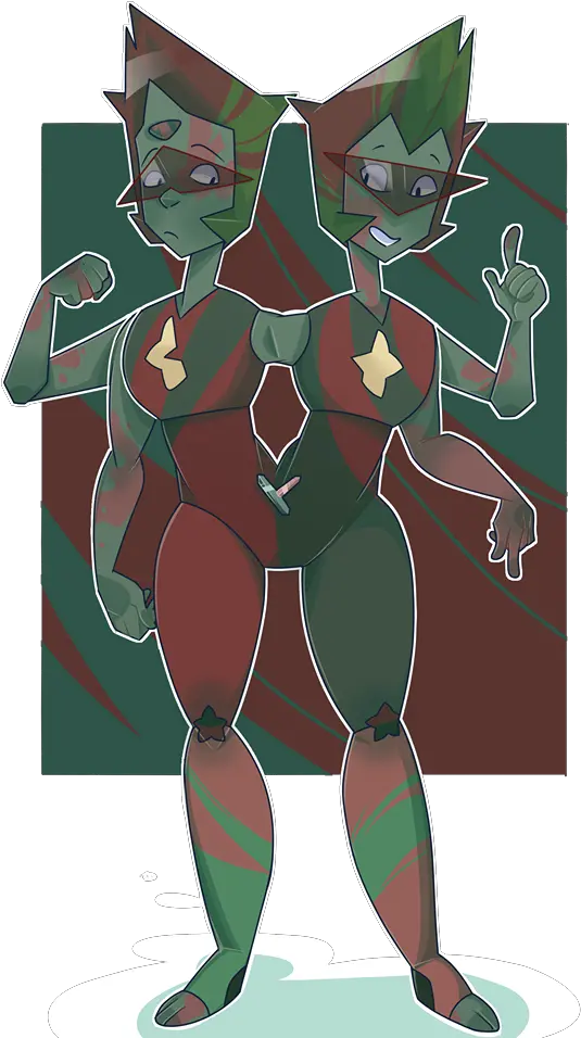 Rutile Twins Peridotu003d Bloodstone Stevenuniverse Steven Universe Rutile Fusion Png Steven Universe Peridot Icon