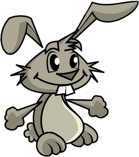 Bunny Black And White Rabbit Clipart Clipartix 3 Rabbit Free Clip Art Png White Bunny Png