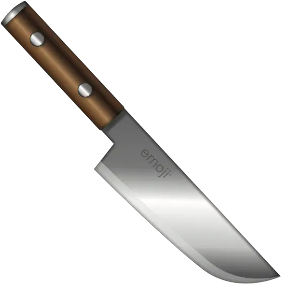 Kitchen Knife Hunting Knife Png Knife Emoji Png