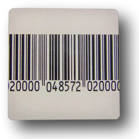 82mhz Label With Barcode Square 30 X 30mm Barcode Transparent Png Barcode Transparent