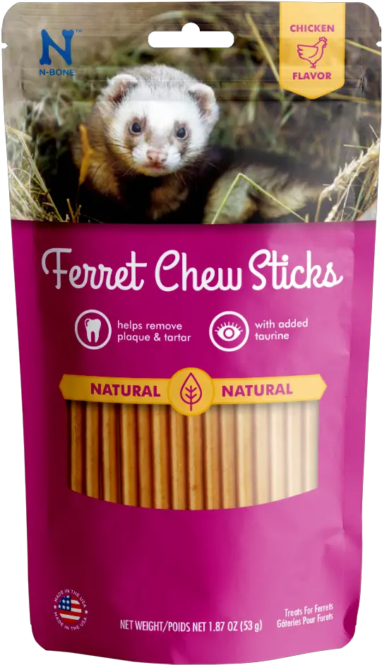 N Bone Ferret Chew Treats In Chicken Npicpet Ferret Treats Chew Sticks Png Ferret Png