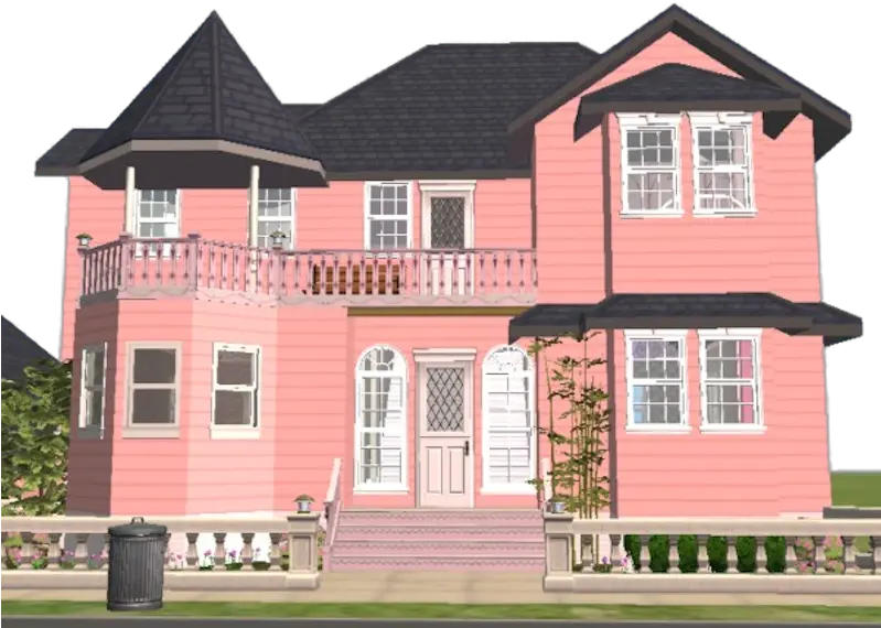 Minecraft Barbie Mansion Png Image House Mansion Png