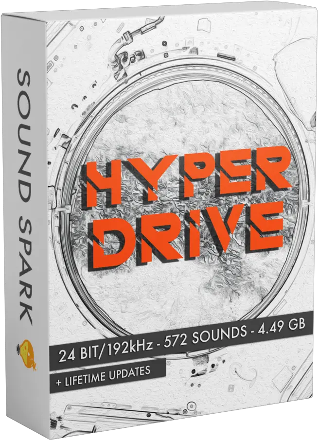 Hyperdrive U2014 Sound Spark Llc Book Cover Png Futuristic Png