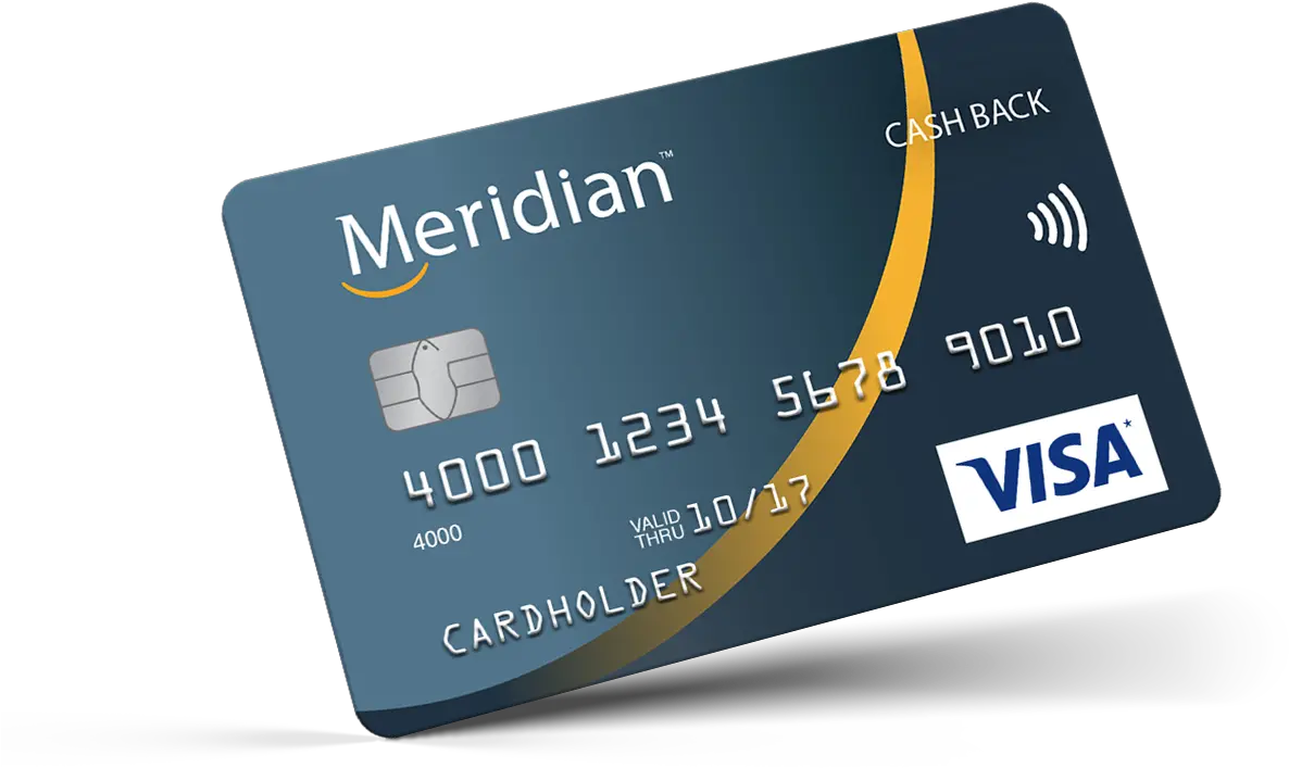 Meridian Visa Cash Back Card Meridian Credit Union Png Visa Card Logo