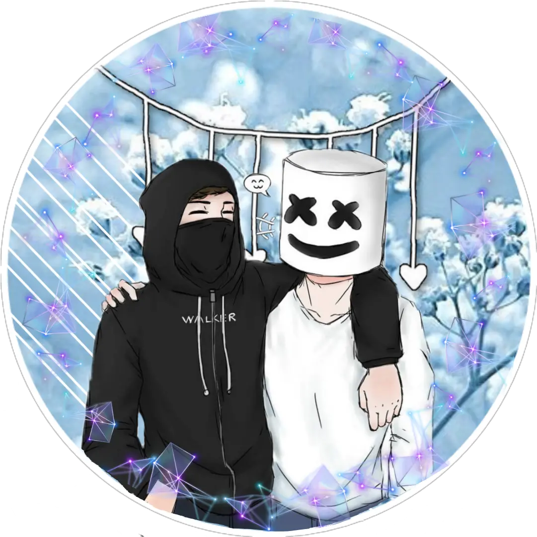 Goodnight Everyone Freetoedit Marshmello Alan Walker And Marshmello Png Deadpool Icon Tumblr