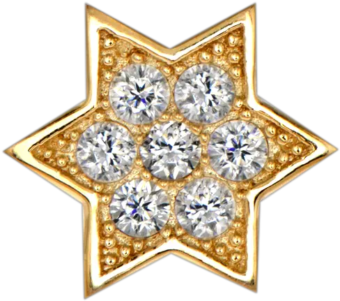 Star With Dimond Png Image Free Download Gold Golden Star Png