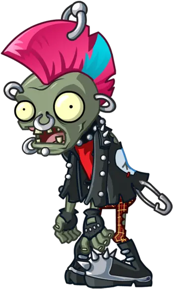 Punk Rock Alien Plants Vs Zombies Punk Zombie Png Punk Png