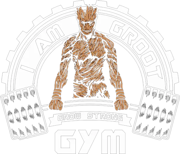 Grow Strong Gym Sweatshirt Groot Png Groot Transparent