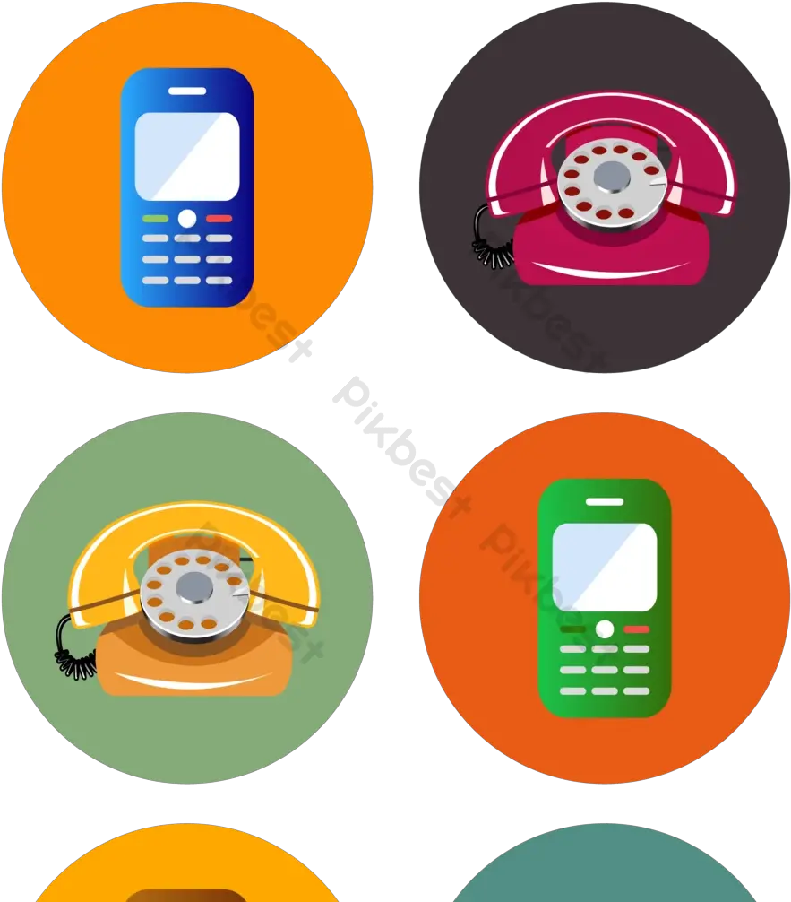 Phone Icon Clipart Ai Free Download Pikbest Feature Phone Png Phone Icon png