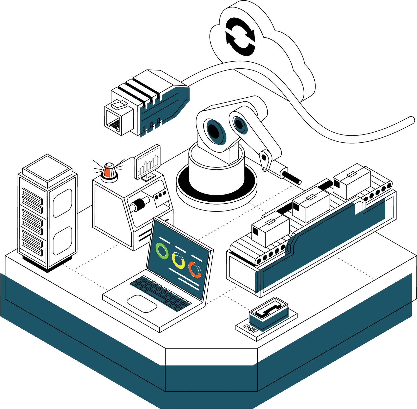 Monitoring Of It And Ot U2013 Insys Icom Sketch Png Monitoring Compliance Icon