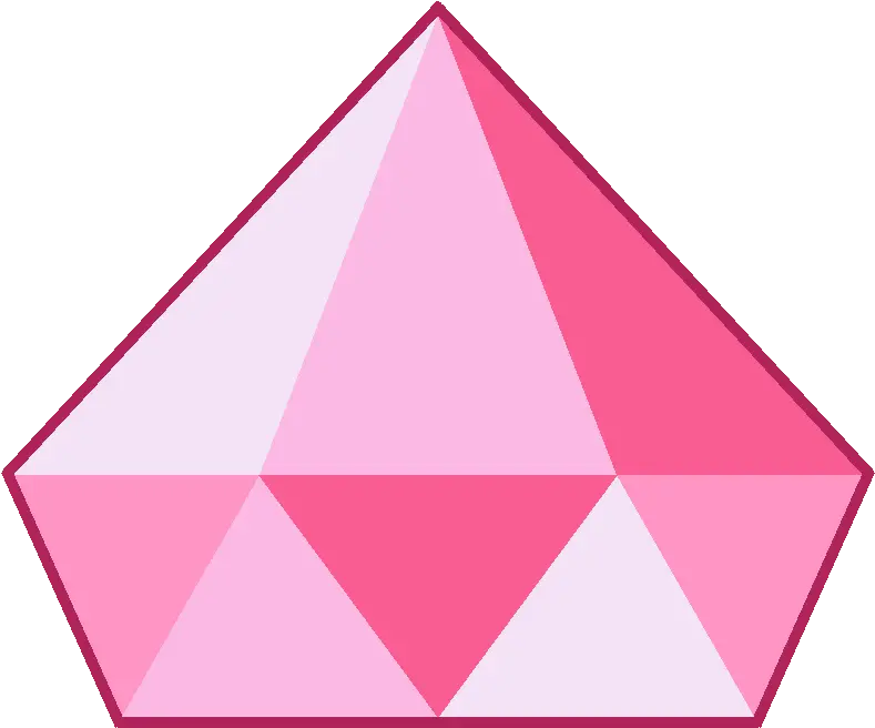 Pink Diamondu0027s Gem Vector Front View Stevenuniverse Pink Diamonds Gem Steven Universe Png Diamond Vector Png