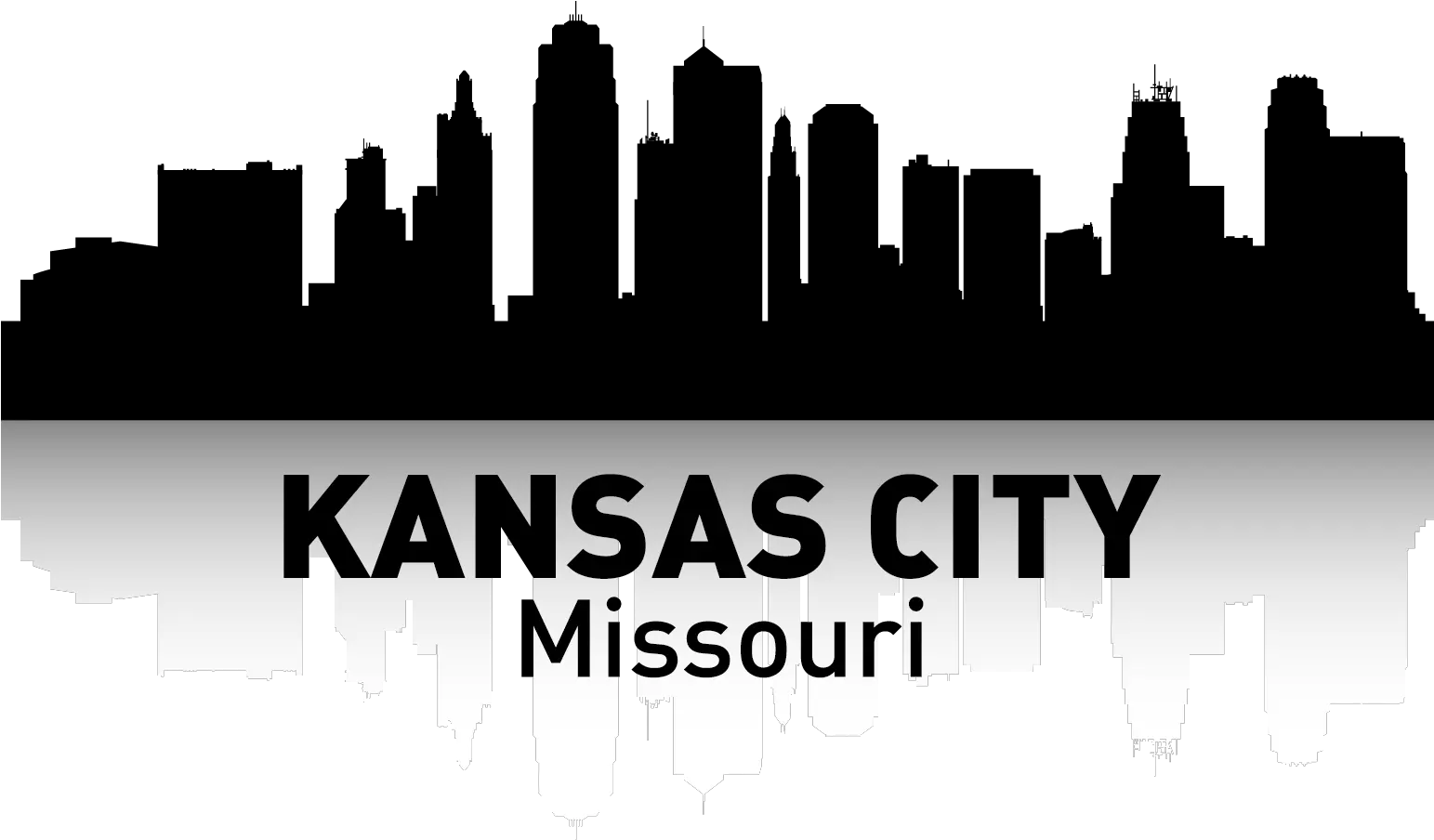 Transparent Kansas City Skyline Silhouette Clip Art Kansas City Skyline Silhouette Png Skyline Png