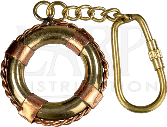 Brass Life Preserver Keychain Solid Png Life Preserver Png