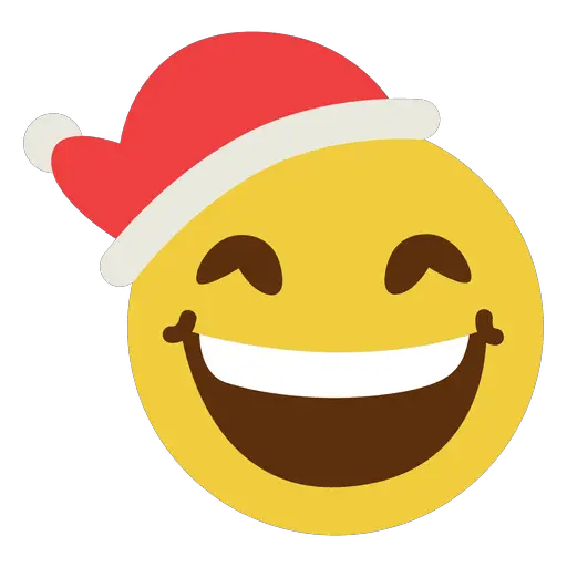 Smiling Santa Claus Hat Face Emoticon Smiley Png Santa Face Png