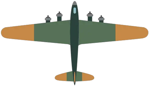 B 17 Aircraft Top View Icon Aircraft Png Top Aircraft Icon