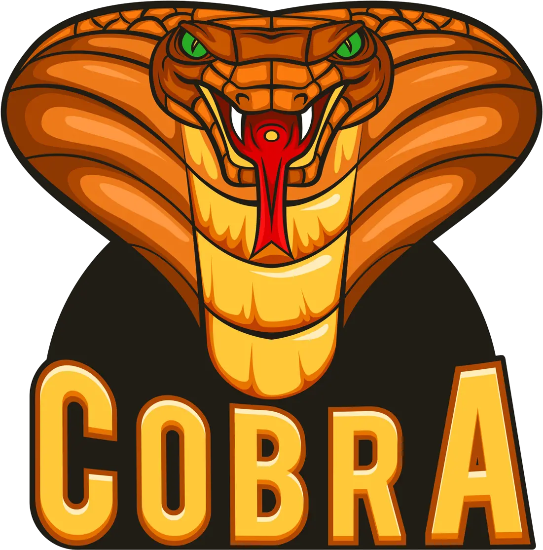 Download Cobra Logo Zonder Slogan Rgb Small Logo De Las Cartoon Snake Head Png Cobra Logo Png