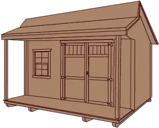 Sheds One Small Garden Horizontal Png Shed Png