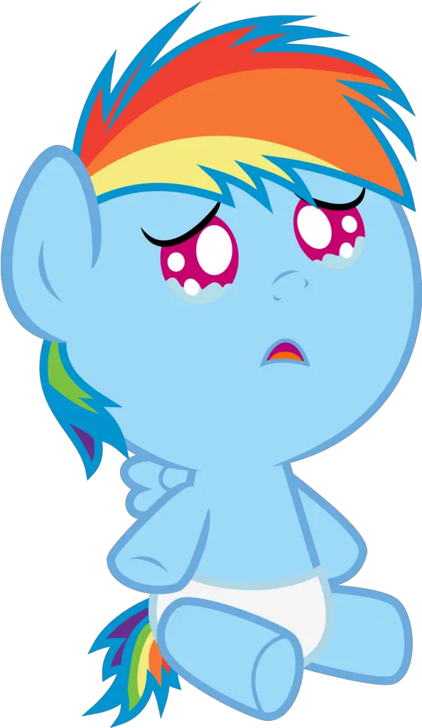 Knight Clipart Baby Baby Rainbow Dash Crying Transparent Filly Rainbow Baby Dash My Little Pony Png Baby Crying Png png