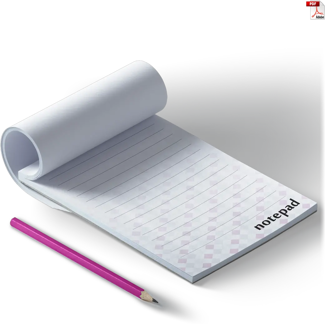 100 Custom Notepad Design Lakazdi Graphic Marking Tool Png Note Pad Png