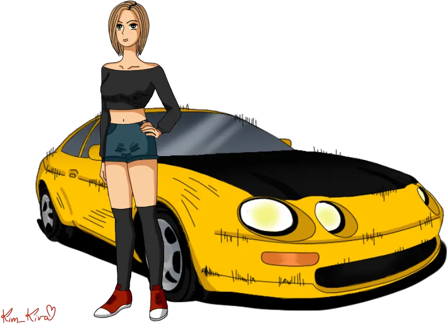 Post My Art With Me In Initial D Style Sports Car Png Initial D Png