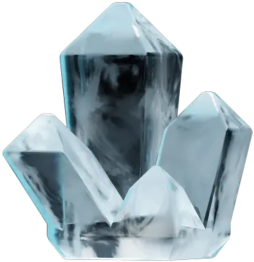Glacier Icon Download In Colored Outline Style Solid Png Ice Crystal Icon