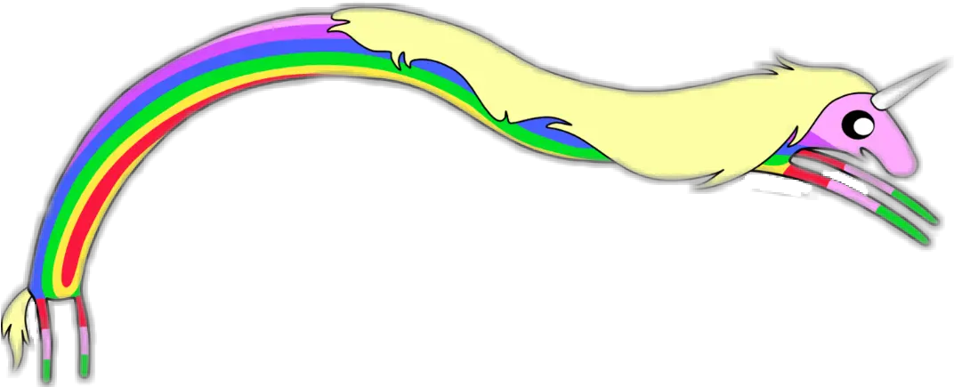 Unicornio Unicórnio Adventuretime Advent Adventure Time Rainbow Unicorn Png Adventure Time Transparent