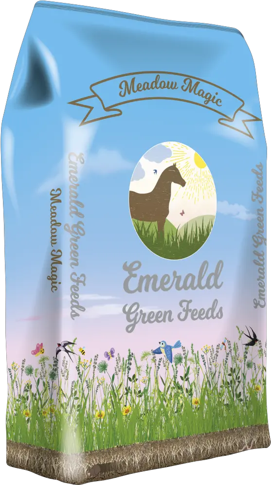 Emerald Green Feeds Meadow Magic Pellets 20kg Emerald Green Feeds Dog Supply Png Meadow Png