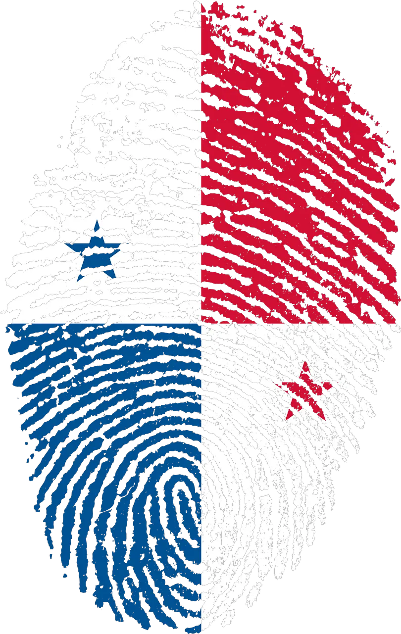 Download Hd Travel Panama Flag Fingerprint Country Panama Flag Fingerprint Png Brasil Png