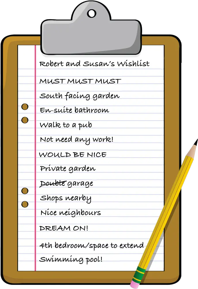 Cartoon Clipboard Png Image Buying A House Wishlist Clipboard Png