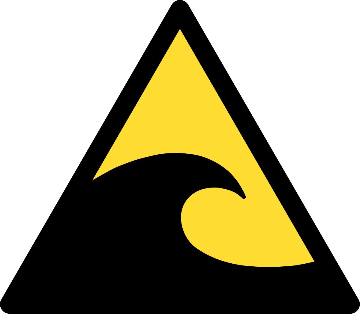 Filetsunamihazardsignsvg Wikipedia Danger Tsunami Warning Signs Png Danger Sign Png