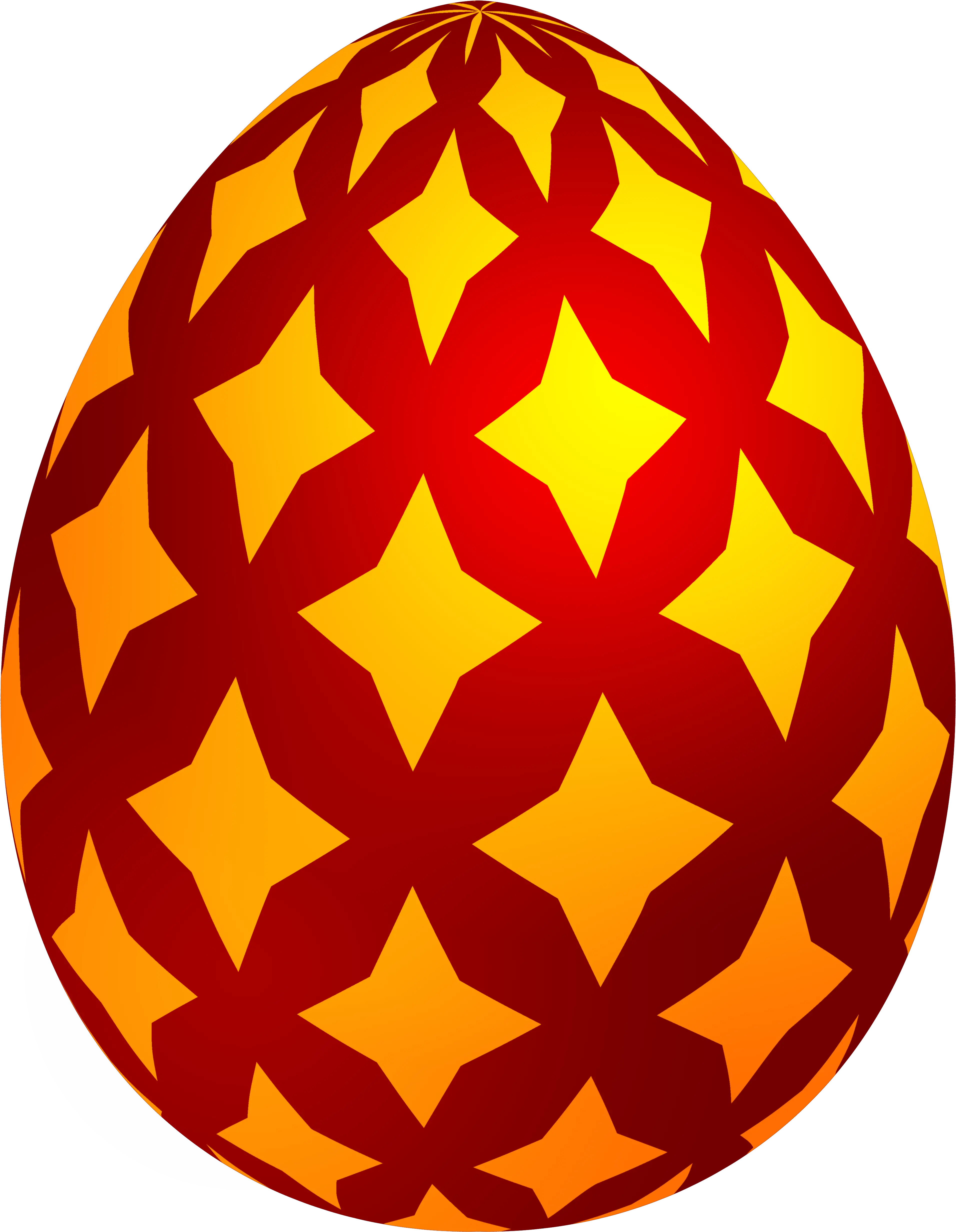 Red Easter Decorative Egg Png Clip Art Transparent Easter Clip Art Easter Egg Easter Egg Transparent png